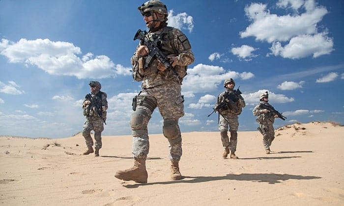 Militaria US ACU Combat RAID Woodland Camouflage RipStop Tarnhose Feldhose Army  pants Hose LA2210233
