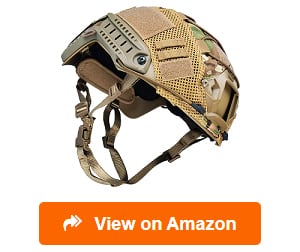 ActionUnion Tactical Airsoft Paintball Fast Helmet with Helmet