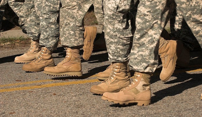 tan air force boots